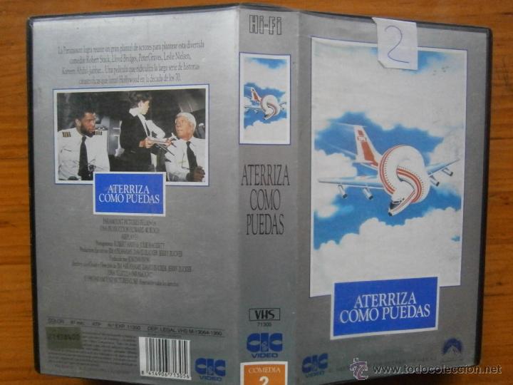 Kino: ATERRIZA COMO PUEDAS-VHS(COMPRA MINIMA 10 EUR--)