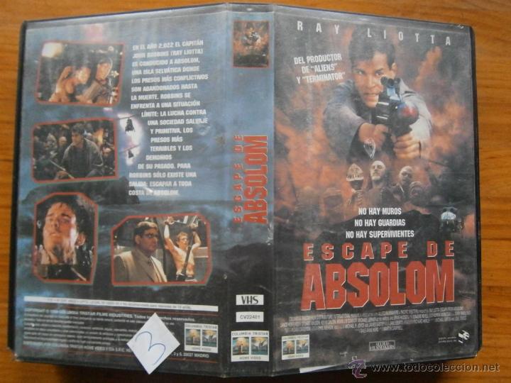 Kino: ESCAPE DE ABSOLOM-VHS(COMPRA MINIMA 10&euro; EUR--)
