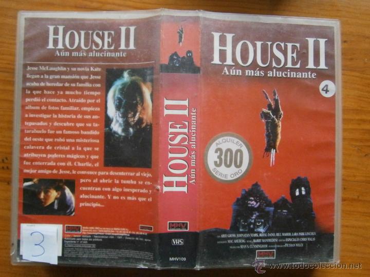 Cine: HOUSE II AUN MAS ALUCINANTE-VHS(COMPRA MINIMA 10&euro; EURO--)