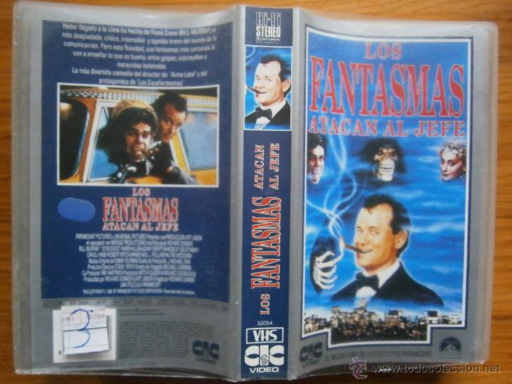 Cine: LOS FANTASMAS ATACAN AL JEFE -VHS(COMPRA MINIMA 6 EUR--)