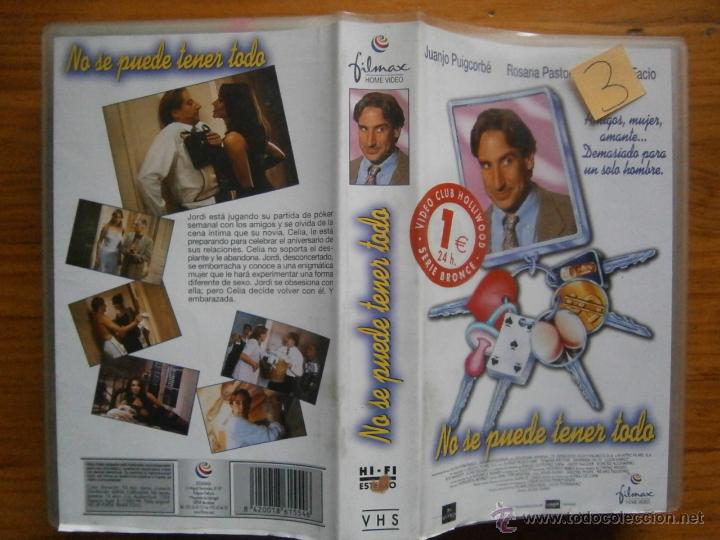 Cine: NO SE PUEDE TENER TODO-VHS(COMPRA MINIMA EUR--)