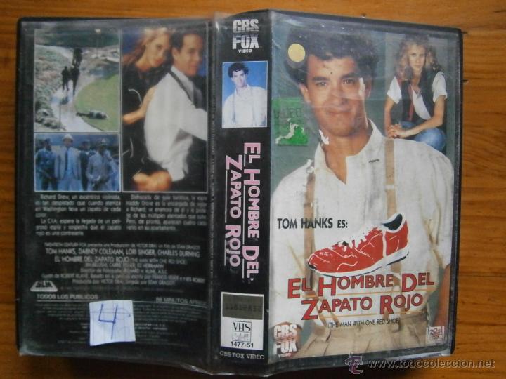 Cine: EL HOMBRE DEL ZAPATO ROJO-VHS -VHS-venta minima 10 euros-