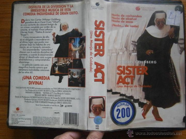 Cine: SISTER ACT ..UNA MONJA DE CUIDADO-VHS