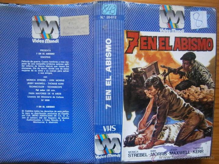 Cinema: 7 EN EL ABISMO-VHS vhs vhs