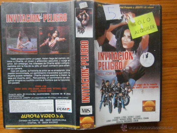 Cine: INVITACION PELIGROSA-VHS(COMPRA MINIMA 10 EURO--)