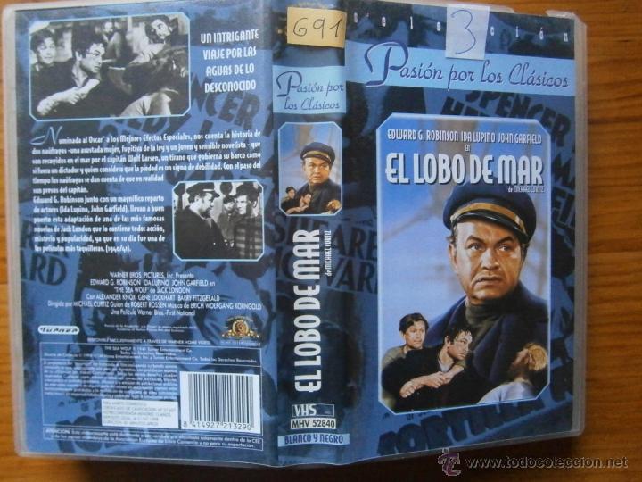 Kino: EL LOBO DE MAR-VHS(COMPRA MINIMA 6 EURO--)