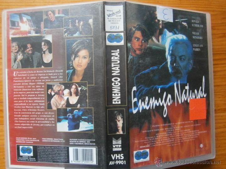 Kino: ENEMIGO NATURAL-VHS(COMPRA MINIMA 10&euro;URO--)