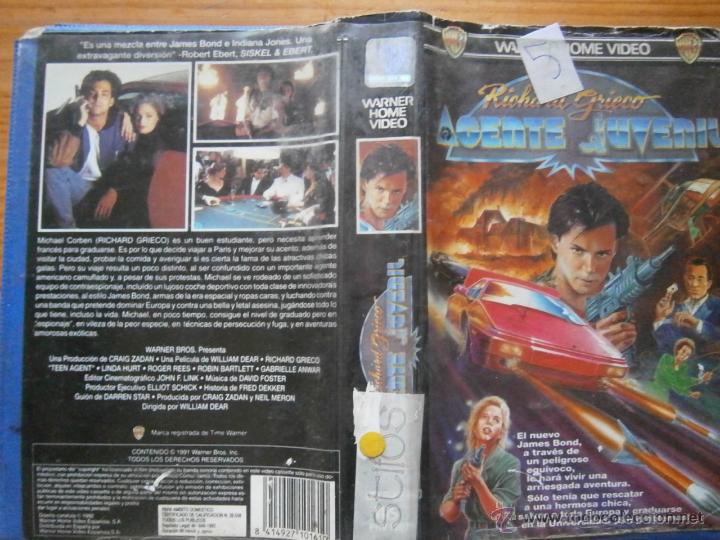 Cin&eacute;ma: AGENTE JUVENIL-VHS() caja grande vhs