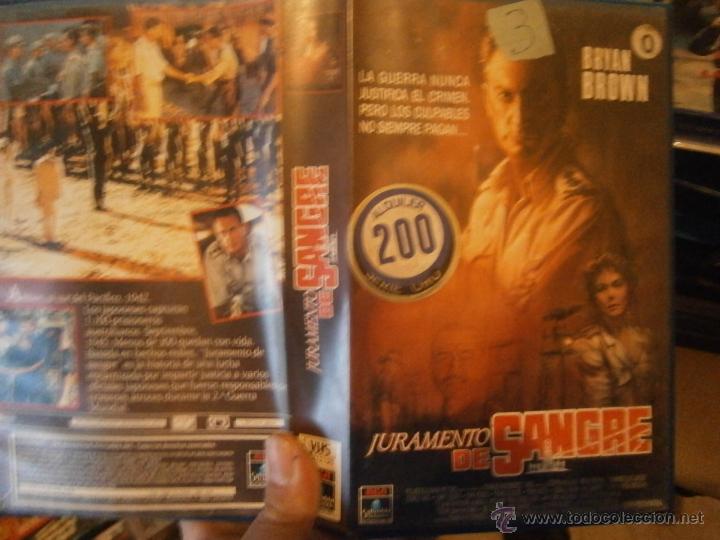 Cine: JURAMENTO DE SANGRE-VHS(COMPRA MINIMA 6 EURO--)