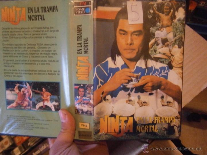 Cine: NINJA EN LA TRAMPA MORTAL-VHS(COMPRA MINIMA 6 EURO--)