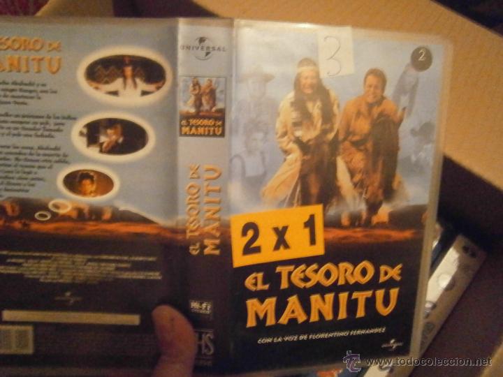 Cinema: EL TESORO DE MANITU -VHS(COMPRA MINIMA 6 EURO--)