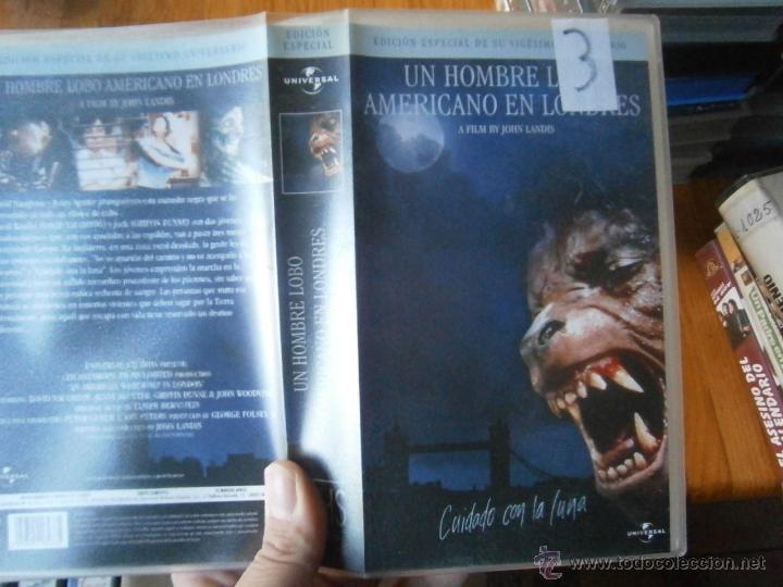 Cine: UN HOMBRE LOBO AMERICANO EN LONDRES-VHS(COMPRA MINIMA 10 EURO--)