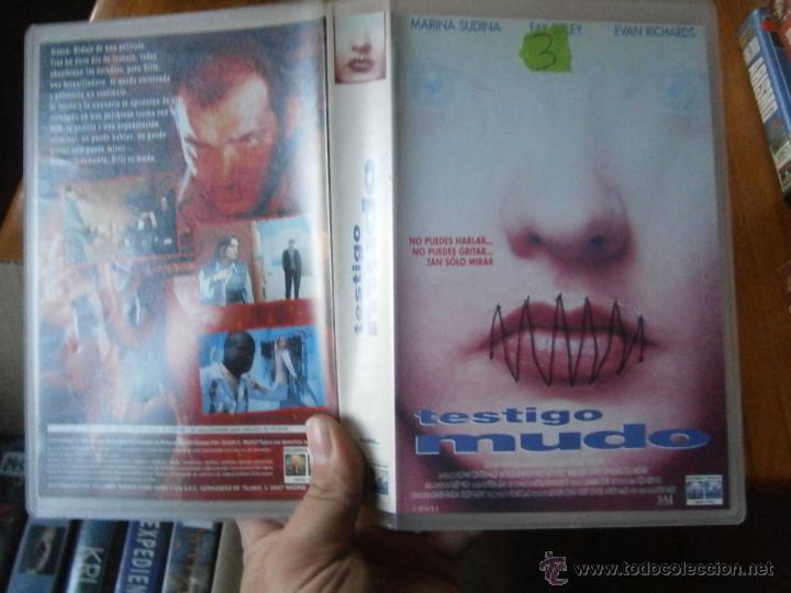 Cinema: TESTIGO MUDO-VHS(COMPRA MINIMA 10&euro; EURO--)