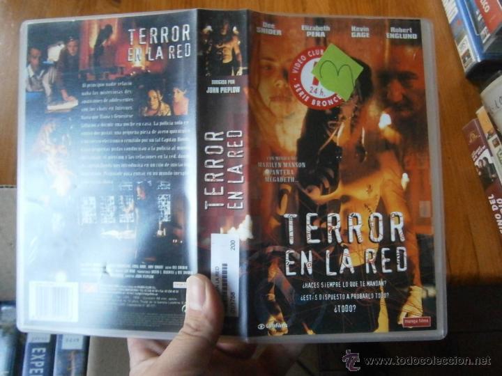 Cinema: TERROR EN LA RED-VHS(COMPRA MINIMA 10&euro; EURO--)