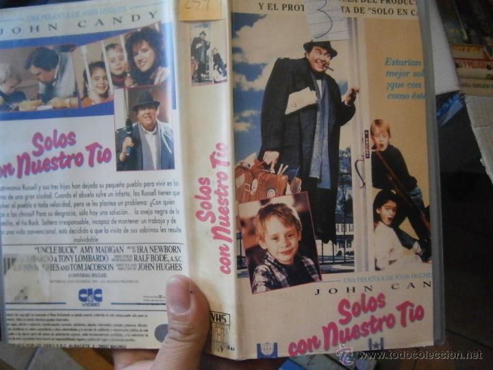 Cinema: SOLOS CON NUESTRO TIO-VHS(COMPRA MINIMA 10&euro;EURO--)