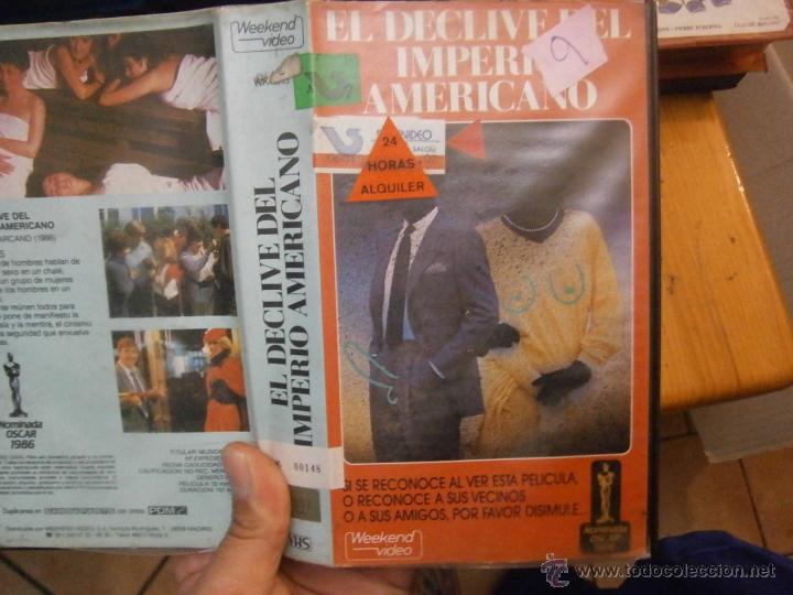 Cinema: EL DECLIVE DEL IMPERIO AMERICANO-VHS