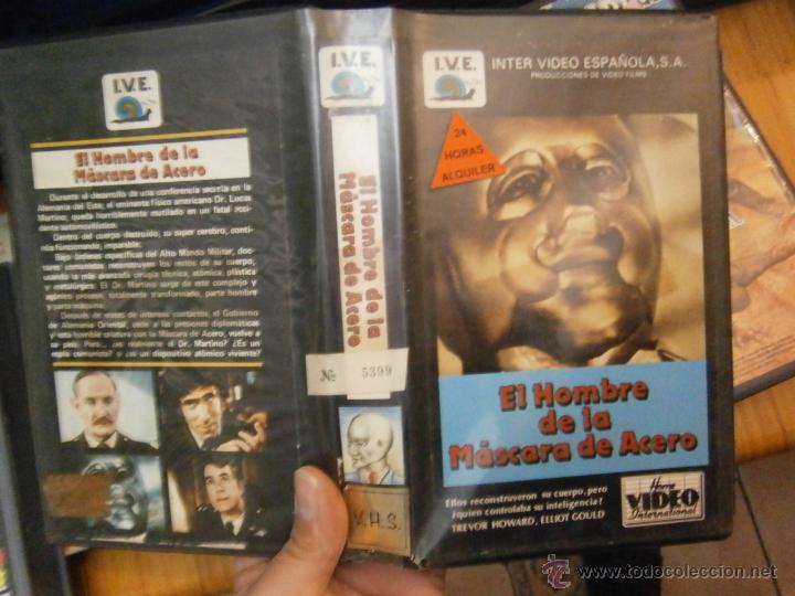 Cinema: el hombre de la mascara de acero-VHS