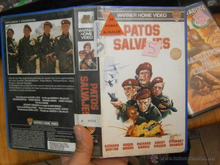 Cinema: PATOS SALVAJES-VHS(COMPRA MINIMA 6 EUR--)