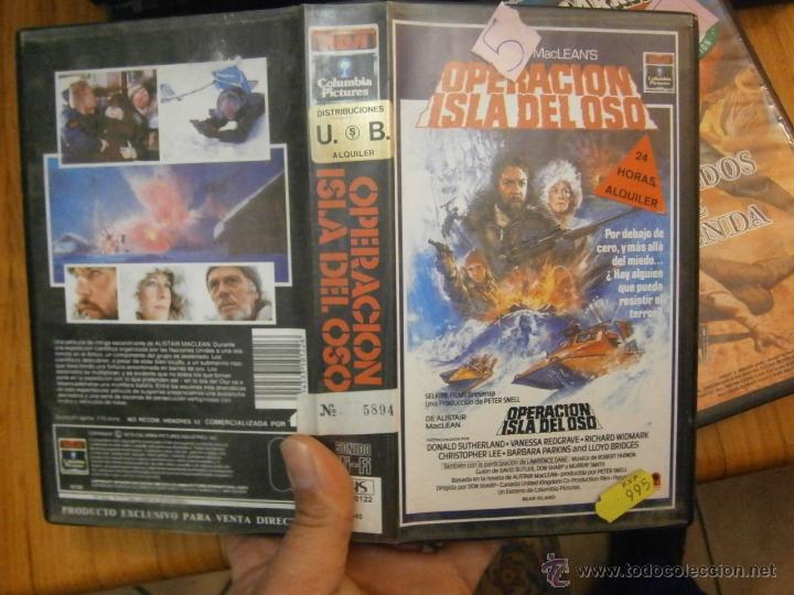 Cinema: OPERACION ISLA DEL OSO-VHS(COMPRA MINIMA 6 EUR--)