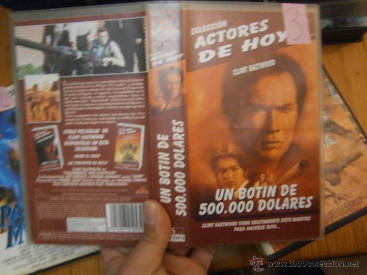 Cine: UN BOTIN DE ..500.000-VHS(COMPRA MINIMA 10&euro;UR--)