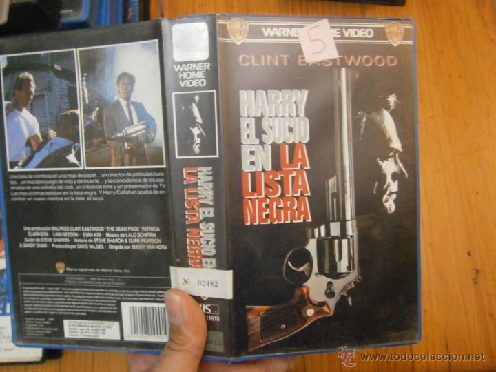 Cine: HARRY EL SUCIO EN LA LISTA NEGRA-VHS(COMPRA MINIMA 6 EUR--)