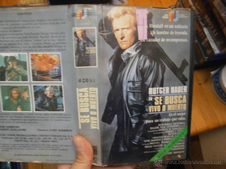 Cine: SE BUSCA VIVO O MUERTO-VHS(COMPRA MINIMA 6 EUR--)
