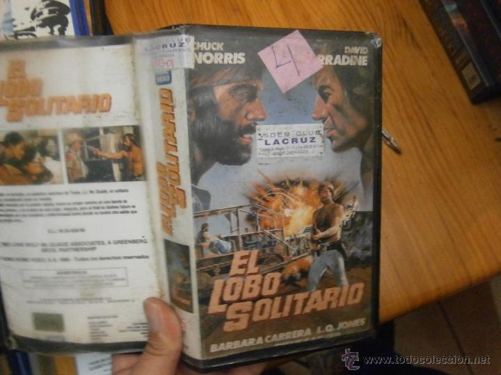 Cine: EL LOBO SOLOTARIO-VHS(COMPRA MINIMA 10 EURO--)
