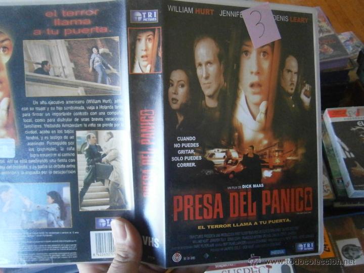 Cine: PRESA DEL PANICO -VHS(COMPRA MINIMA EURO--)