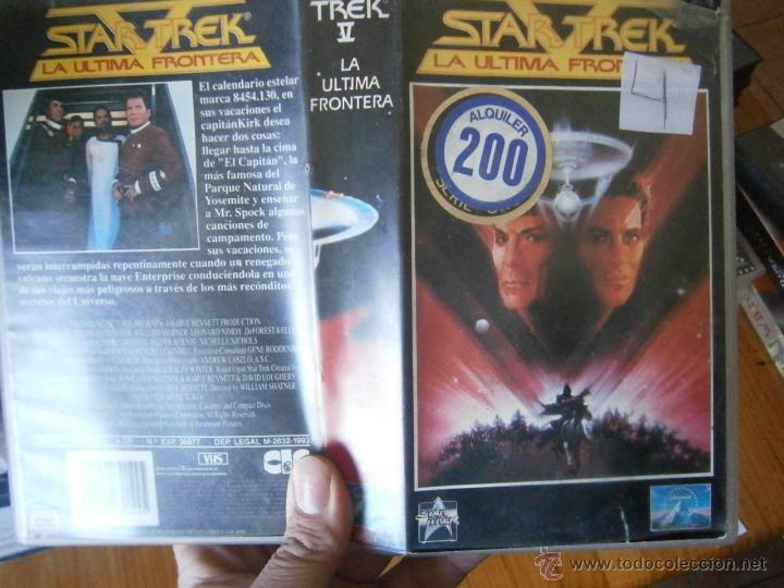 Cine: STAR TREK..LA ULTIMA FRONTERA-VHS(COMPRA MINIMA 10&euro; EURO--)