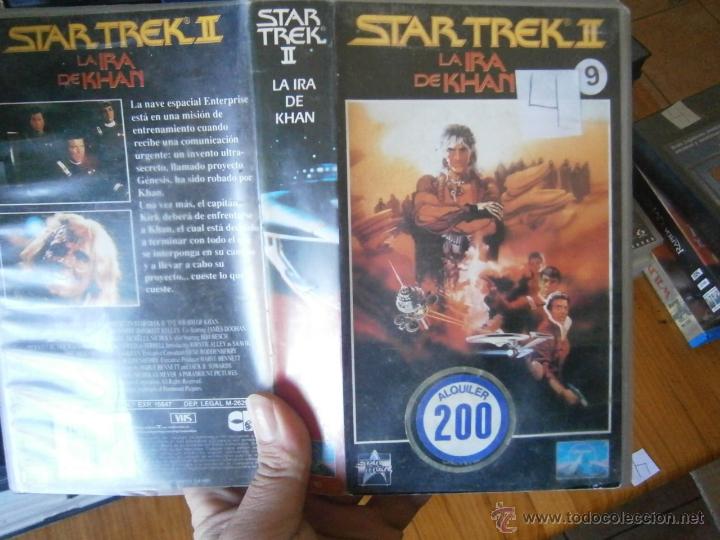 Cine: STAR TREK 2 ... LA IRA DE KHAN -VHS(COMPRA MINIMA 10&euro; EURO--)