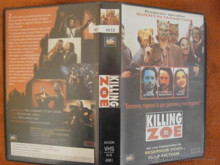 Kino: KILLING ZOE -VHS(COMPRA MINIMA EURO--)