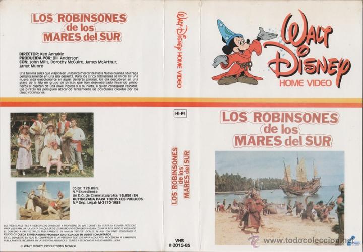 Vhs - los robinsones de los mares del sur - joh - Vendido en Venta ...