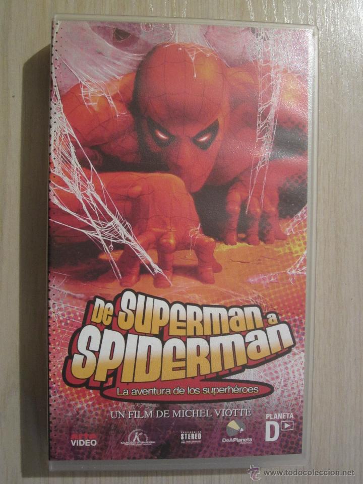 Cine: VHS DOCUMENTAL DE SUPERMAN A SPIDERMAN - Foto 1