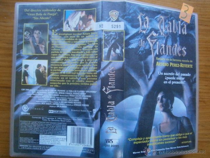 Kino: LA TABLA DE FLANDES-VHS(COMPRA MINIMA 10&euro;EUROS)