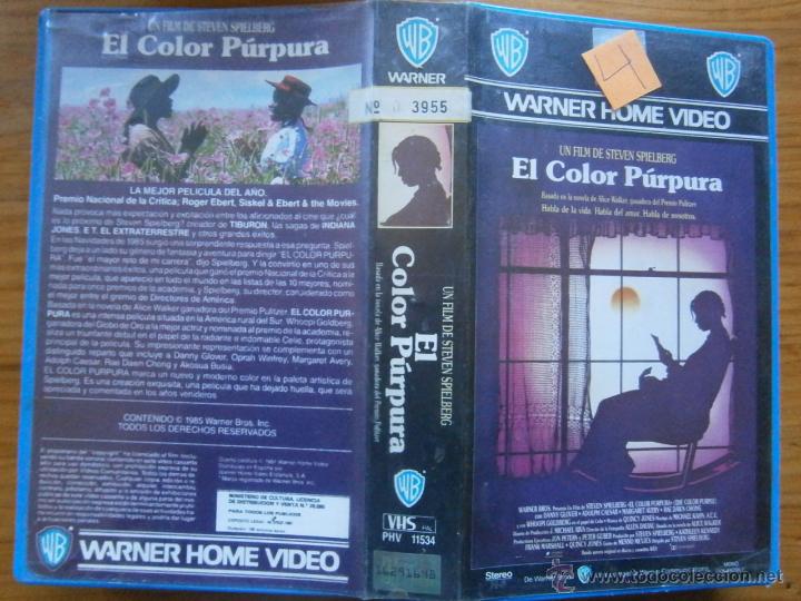 Kino: EL COLOR PURPURA-VHS(COMPRA MINIMA EUROS)