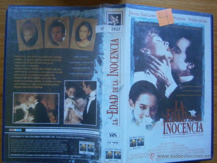 Kino: LA EDAD DE LA INOCENCIA-VHS(COMPRA MINIMA 6 EUROS)