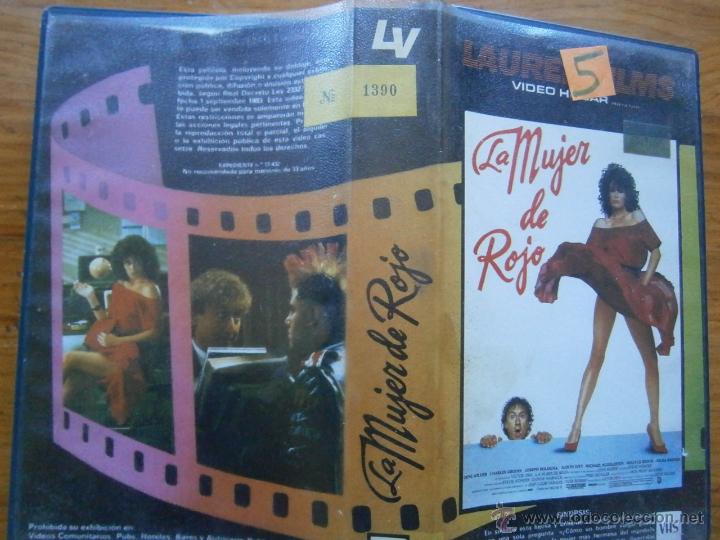 Kino: LA MUJER DE ROJO-VHS(COMPRA MINIMA 10&euro; EUROS)