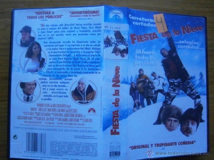 Kino: FIESTA EN LA NIEVE-VHS(COMPRA MINIMA EUROS)