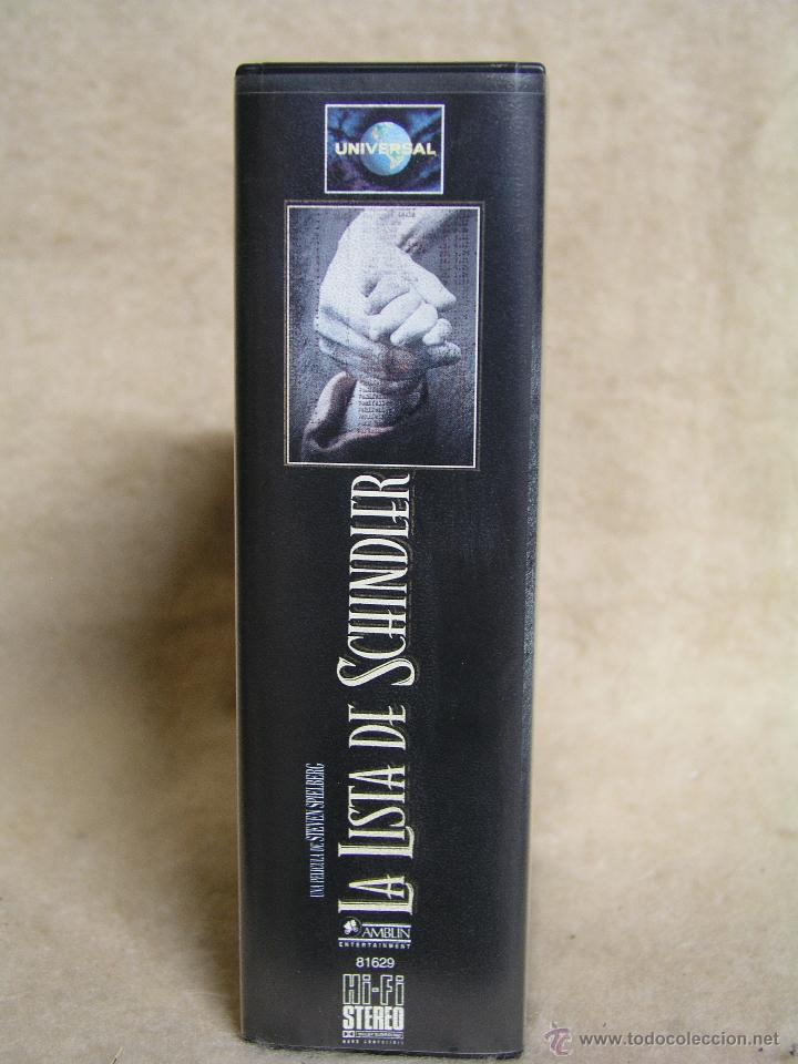 Cine: LA LISTA DE SCHINDLER VHS. - Foto 3