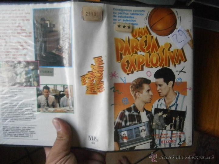 Cine: UNA PAREJA EXPLOSIVA -VHS caja grande completa