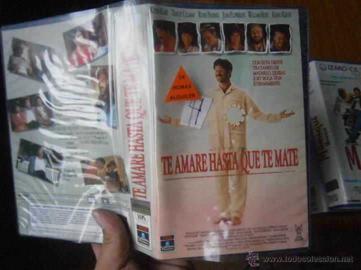 Cine: TE AMARE ASTA QUE TE MATE-VHS