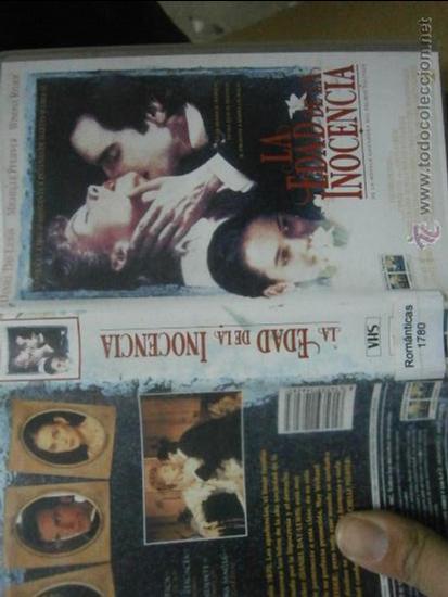 Cinema: LA EDAD DE LA INOCENCIA-VHS COMPRA MINIMA 10&euro;EU---