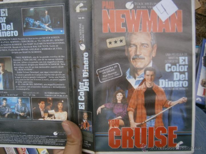 Kino: EL COLOR DEL DINERO-VHS