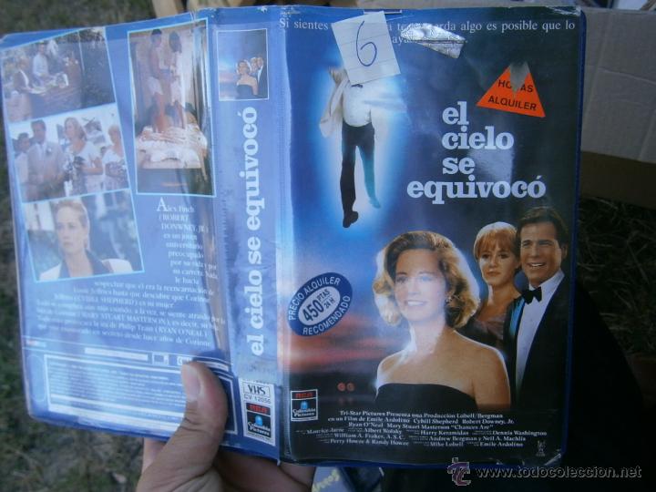 Cinema: EL CIELO SE EQUIVOCO-VHS(COMPRA MINIMA 10 EUR--)