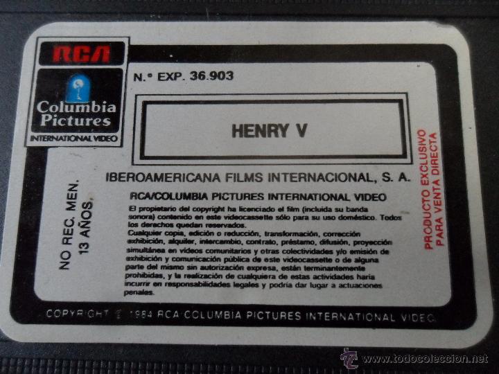 Cine: HENRY V . KENNETH BRANAGH (VERSION ORIGINAL SUBTITULADA) - Foto 4