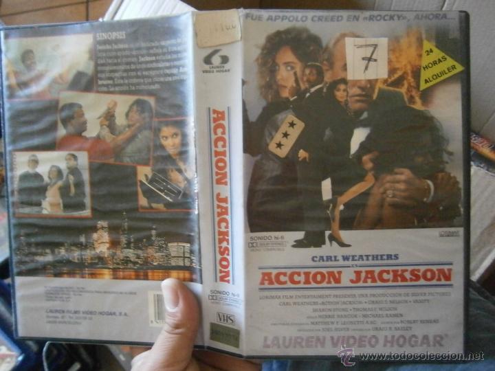 Cinema: ACCION JACKSON-VHS caja grande