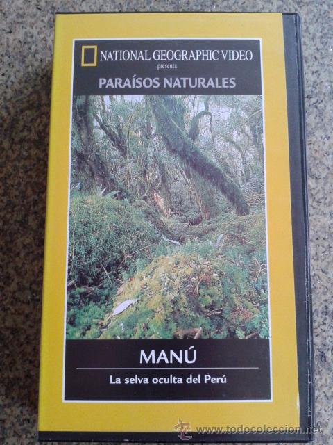Kino: NATIONAL GEOGRAPHIC -- VHS -- PARAISOS NATURALES : MANU --