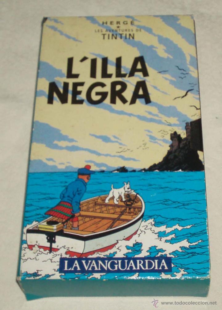 Cine: vhs en catalan  les aventures de tintin  la illa negra