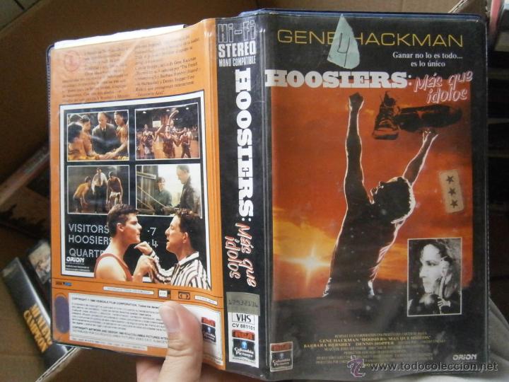 Cinema: HOOSIERS:MAS QUE IDOLOS-VHS