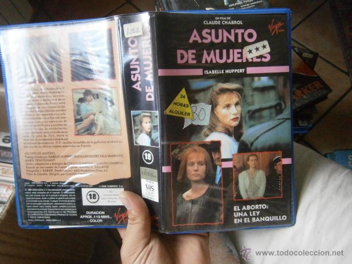 Cine: ASUNTO DE MUJERES--VHS